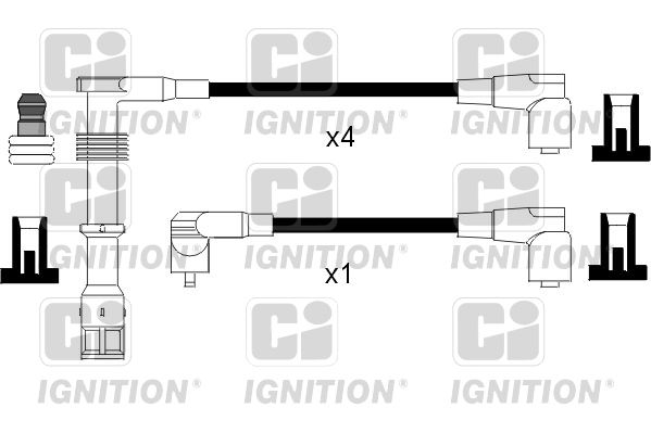 QUINTON HAZELL Augstsprieguma vadu komplekts XC826